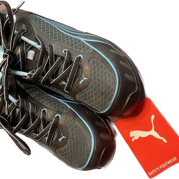 PUMA Women's Size 8 Fuse Motion ASTM F2413-11 Safety Shoes, Steel Toes, Blue - Picture 3 of 6